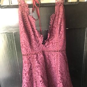 TOBI Maroon Dress